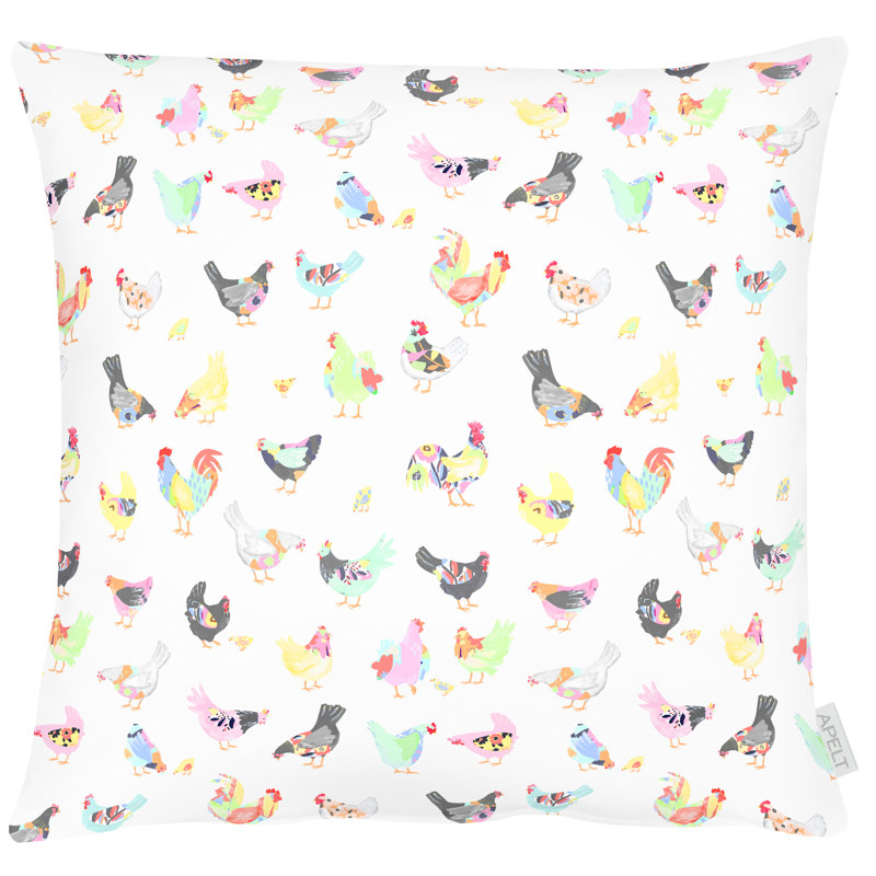 Square Cushion, 48cm H x 48cm W, Polyester/Polyfill