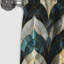Rideau occultant doré en marbre Art Deco Glamour Bliss - abstrait-107539622