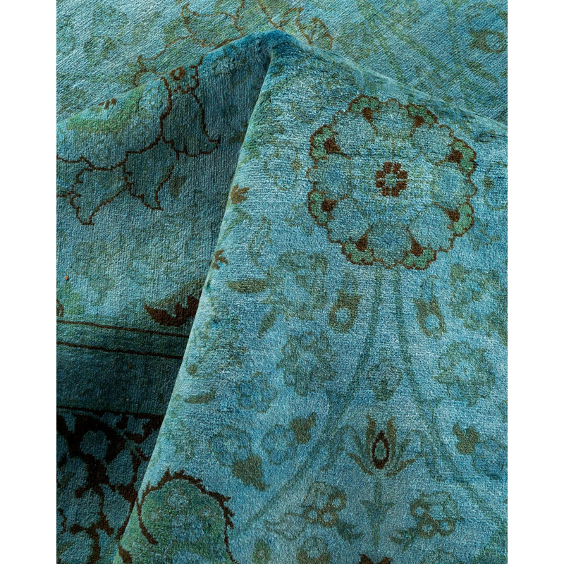 Fine Vibrance One-of-a-Kind 6' 1" X 9' 0" Hand Knotted Area Rug