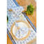 Serviettes S / 4 - Lotus, bleu marine et bleu uniforme-1316225903