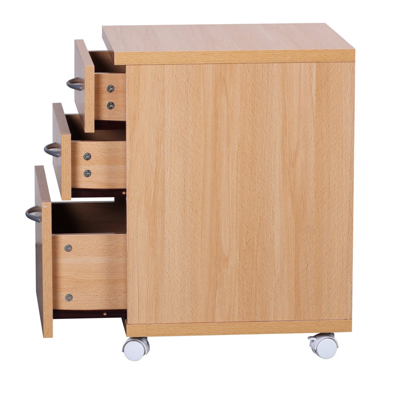 45cm Wide 3 -Drawer Mobile File Cabinet