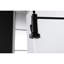 Robinet industriel escamotable en acier inoxydable noir mat avec robinets de cuisine noirs à ressort