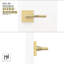 Double levier de porte double