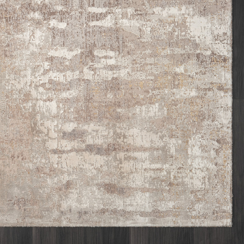 Tapis cascade Lennox, Beige, 7'9" x 9'9"
