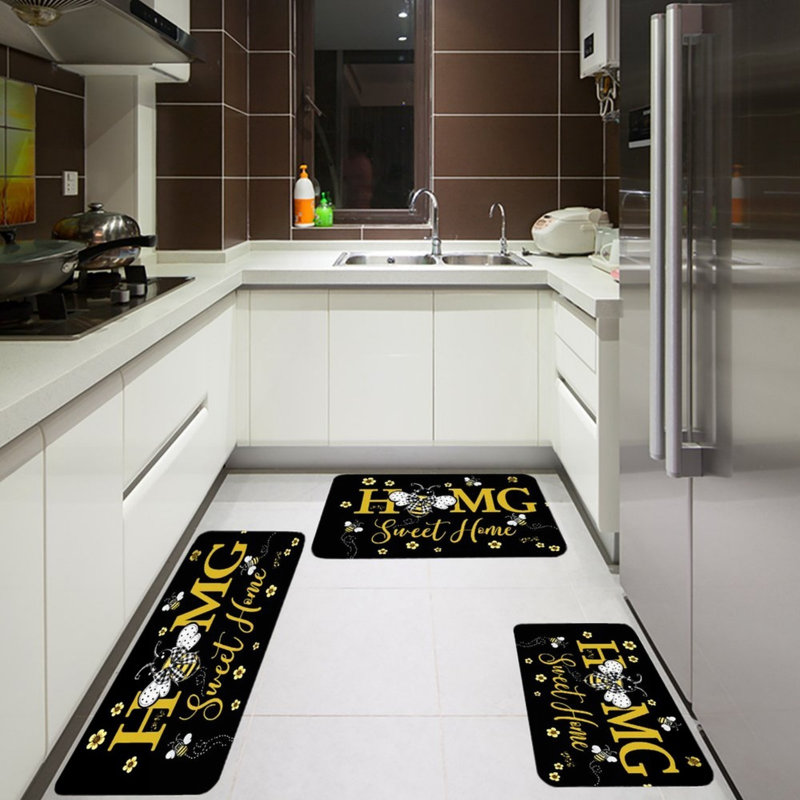 Ensemble de tapis de cuisine 3 pièces
