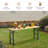 66.5'' Solid Wood Rectangular Adjustable Folding Table
