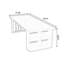 Bureau rectangulaire en bois massif noyer-1455174358