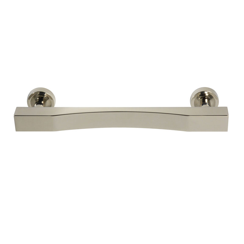 Poignée barre 5 1/16 po Arc, Nickel poli