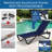 Kozyard Outdoor Chaise Lounge Chair, All Aluminum Frame and Textilene Fabric, Fully Flat Adjustable Reclining Patio Lounger for Poolside, Sunbathing & Backyard ,NavyBlue-1089465378