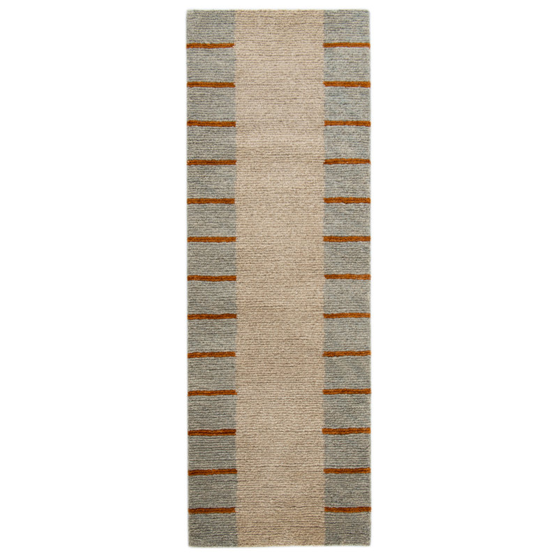 Purlin Hand-tufted Wool Rug, Runner 3' x 9'