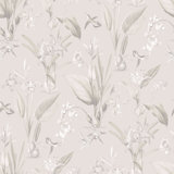 Secret Garden Botanical Floral Design 33' L x 21" W Wallpaper Roll
