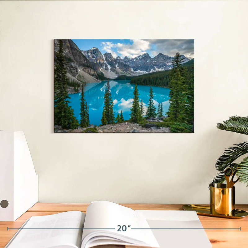 Alvord Scenic Moraine Lakeside Mountains, H 8 po x l 12 po