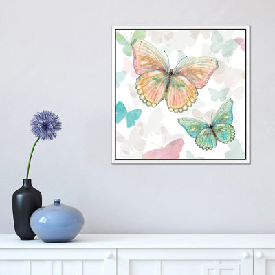 Asbury Garden Butterflies I by Carol Robinson - Print on Canvas