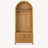 70.3" Arched Hall Tree with Bench & Shoe Storage, 4 Hooks and 2 Fluted Doors-385198384