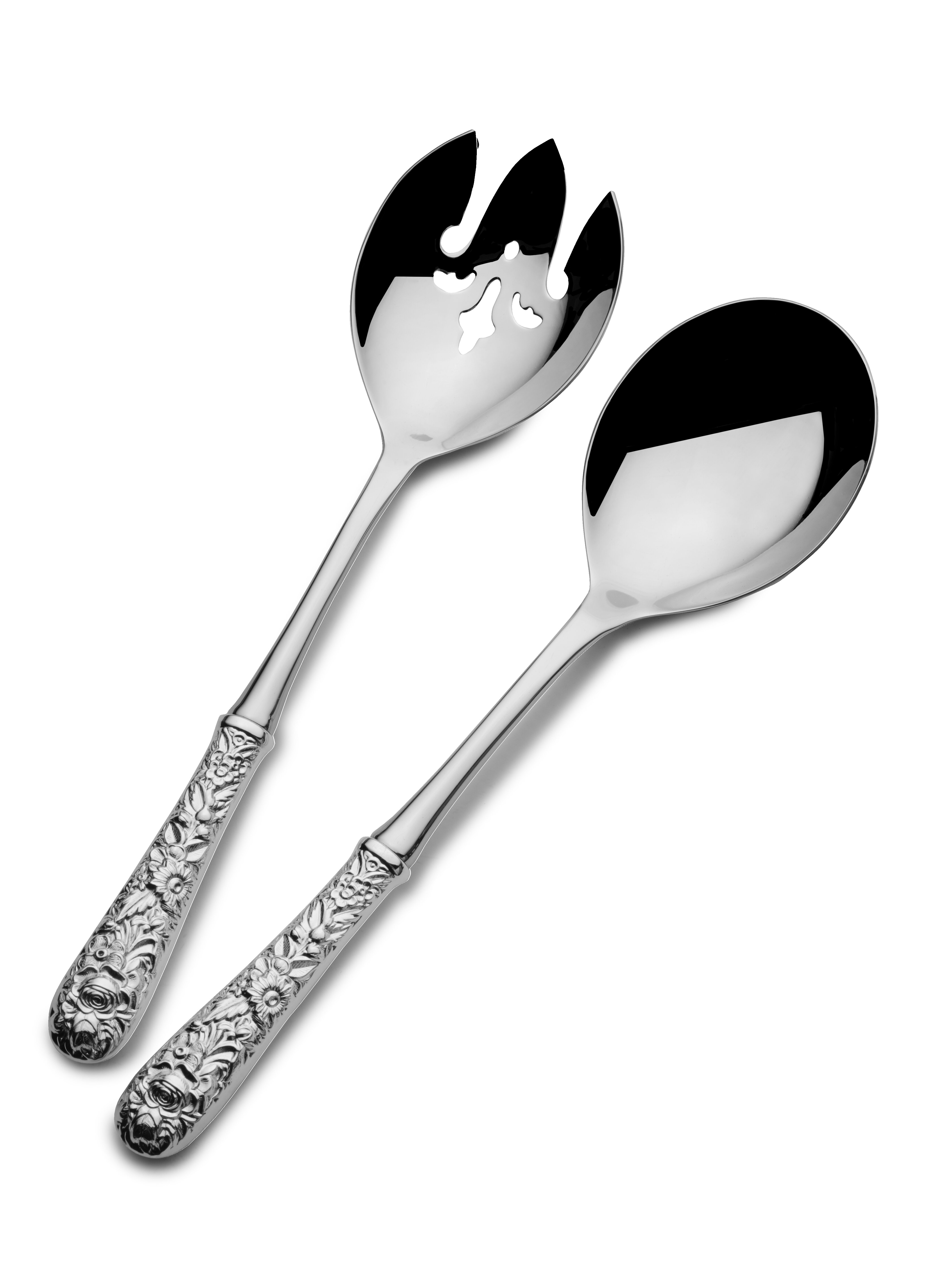 Kirk Stieff Repousse 2 Piece Salad Set | Wayfair