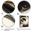 «Black and Gold Swirl V» - Art mural moderne sur toile-1191330373-1191330372