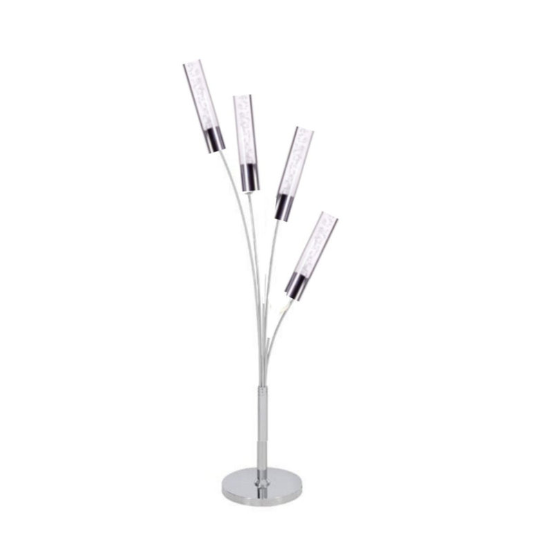 Acrylic,Metal Torchiere Lamp