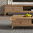 Solid Ash Wood TV Stand