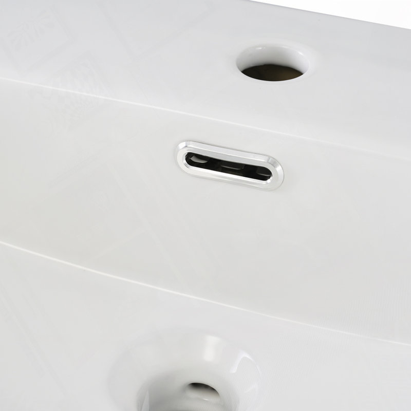 Bathroom Vanity with Ceramic Sink, Black