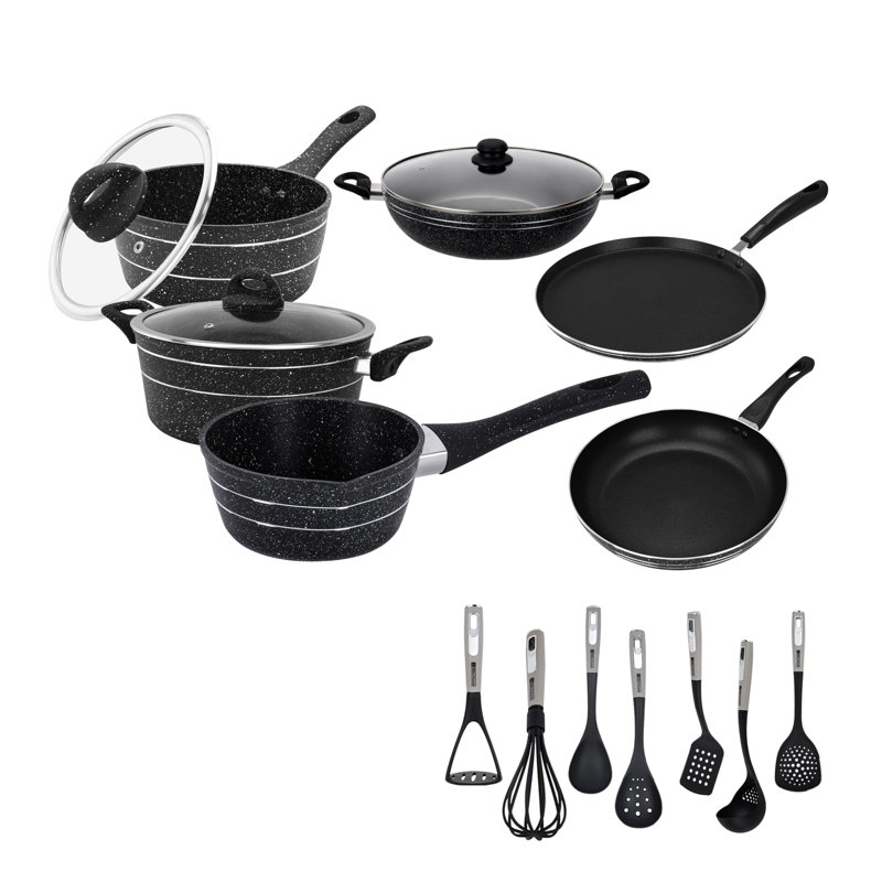 ROYALFORD Non-Stick Cookware & Utensil Combo Set, 6