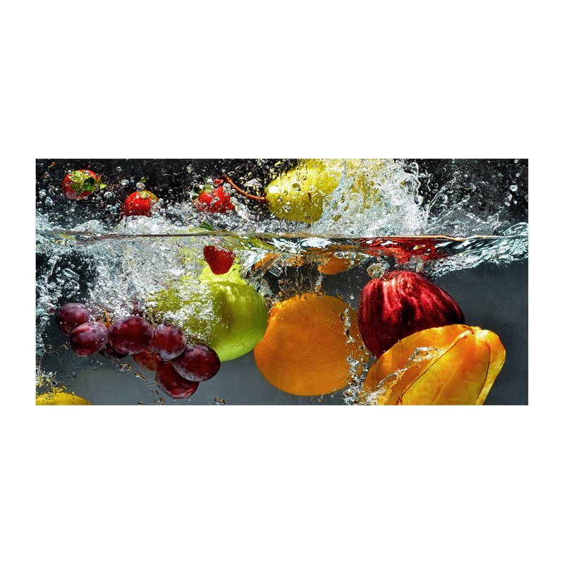 Fruits And Vegetables - Wrapped Canvas Print, 60cm H x 120cm W
