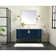 Eugene 60'' Single Bathroom Vanity with Engineered Marble Top