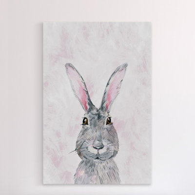 Bewildered Rabbits Animals Canvas Art