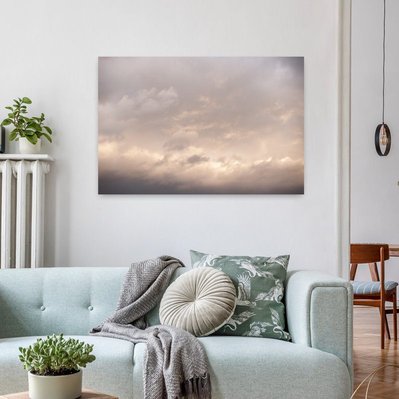 Art contemporain, paysage abstrait, paysage côtier, H 24 po x l 36 po