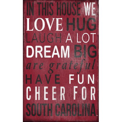 NCAA Wall Decor on Wood