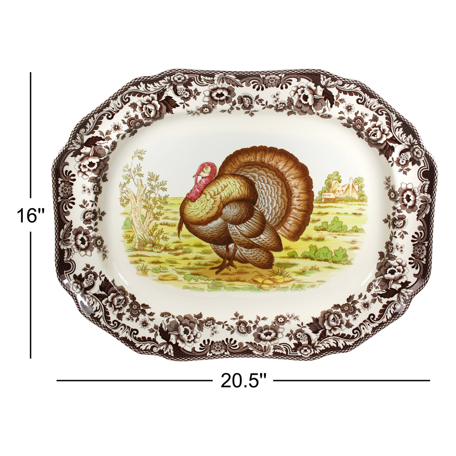 Woodland Turkey Platter