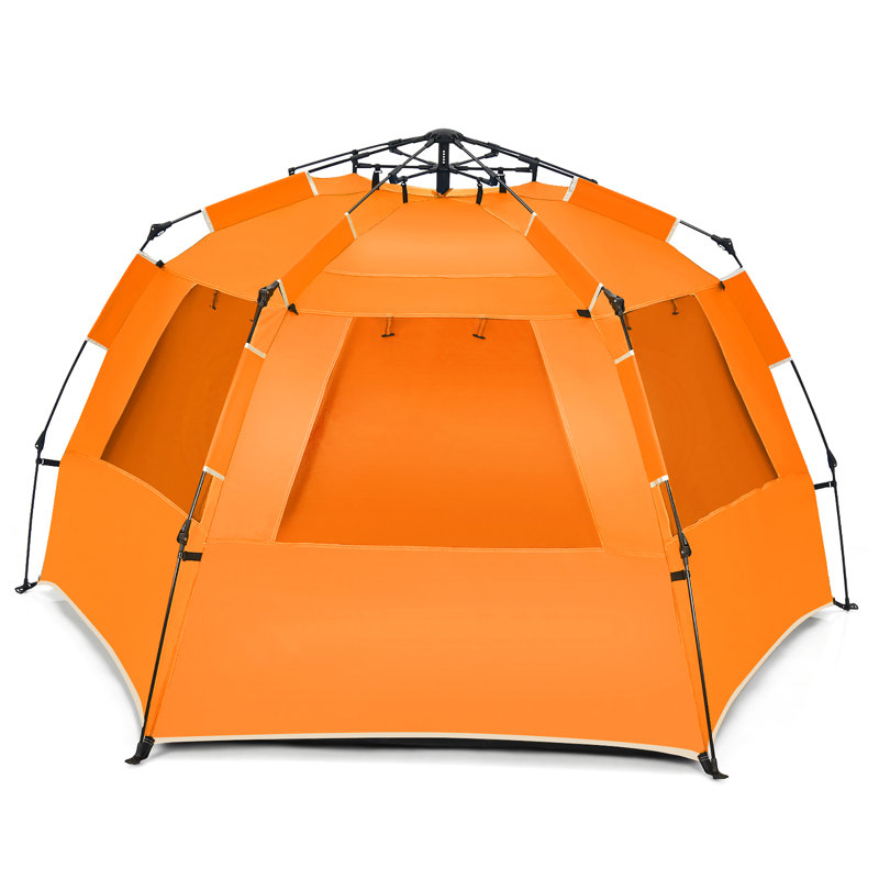 Abri de soleil portatif pour tente 3-4 personnes 50+, Orange