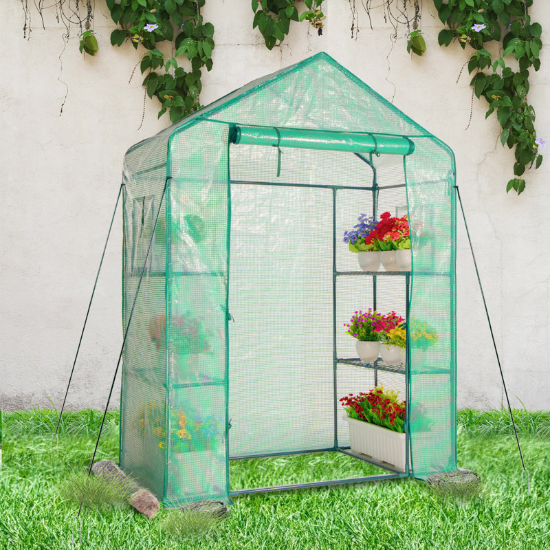 Mini walk-in greenhouse - 77x56x28 inch