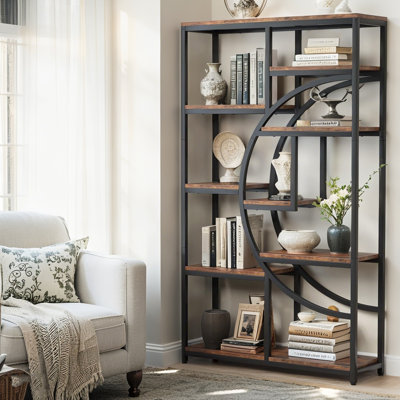 Industrial Geometric Bookshelf