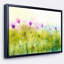 Vert, mauve, cosmos abstrait de fleurs - impression-35061062-26682563