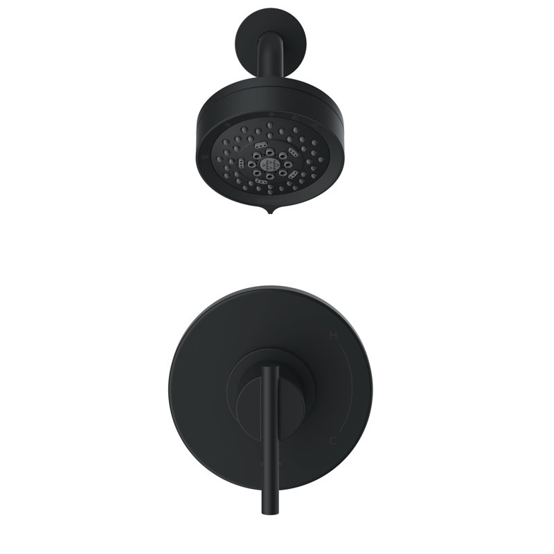 Parma Shower-Only Trim Kit, 1.75gpm, Satin Black