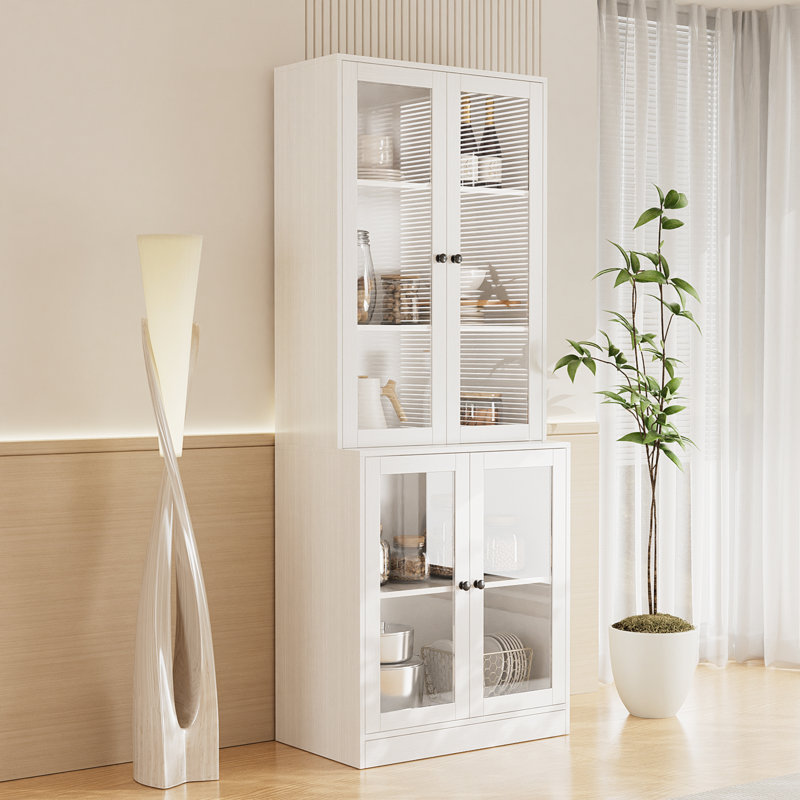 70.9'' H X 23.6'' W  Kitchen Pantry, White