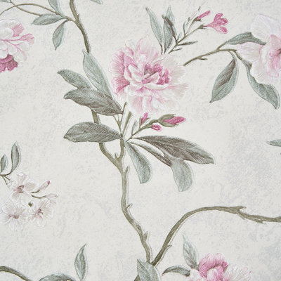 Non-Pasted Non-Woven 3D Embossed Wallpaper Roll