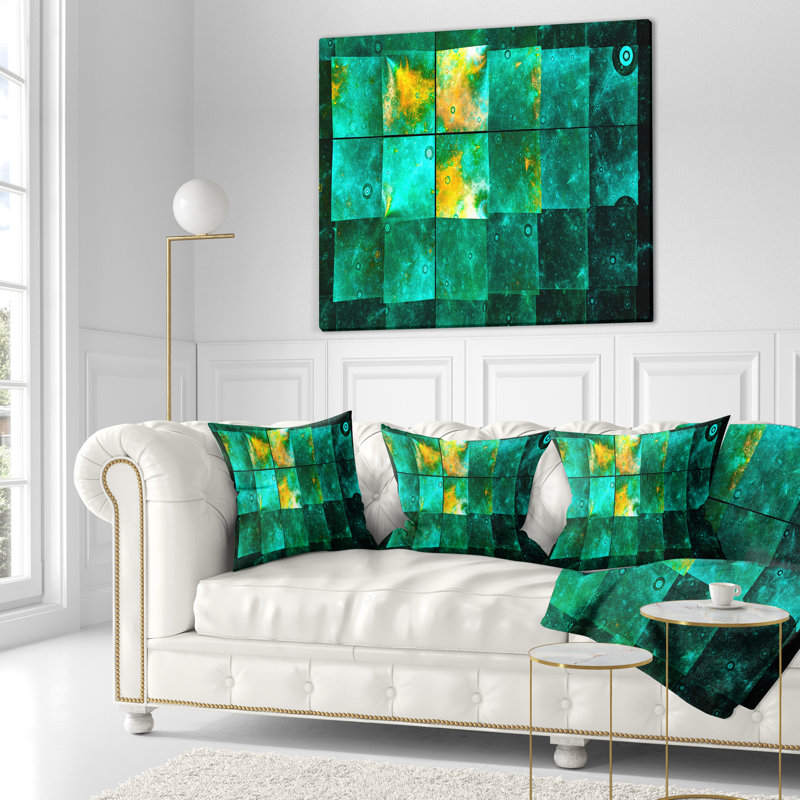 Astrological Space Map - Abstract Printed Pillow, 18" x 18", Throw Pillow