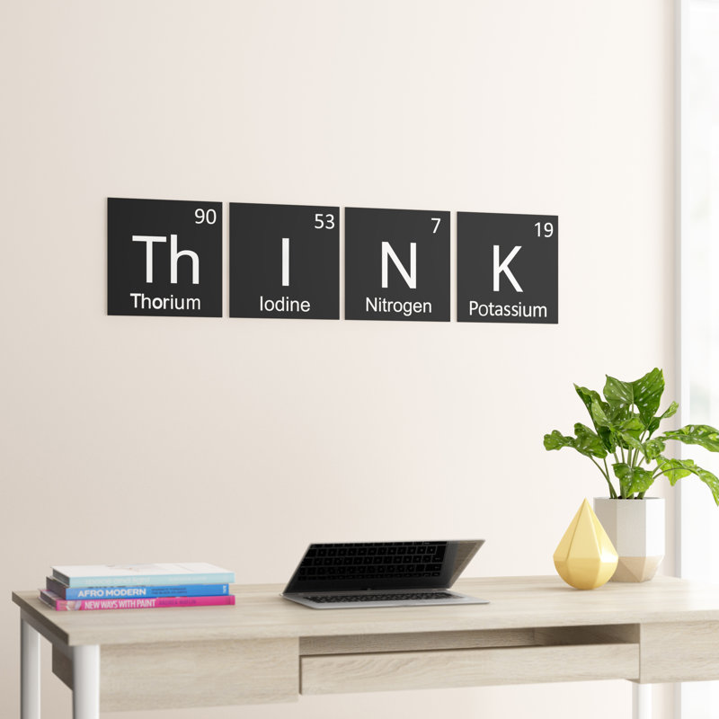 Text & Numbers Non-Wall Damaging Wall Decal, Black