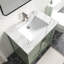 Ensemble de meuble-lavabo autoportant 30 po Anvay en vert forêt avec plateau en marbre de Carrare-1342386984-1467094318