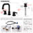 Widespread 2-handle Bathroom Faucet with Drain Assembly-47353799