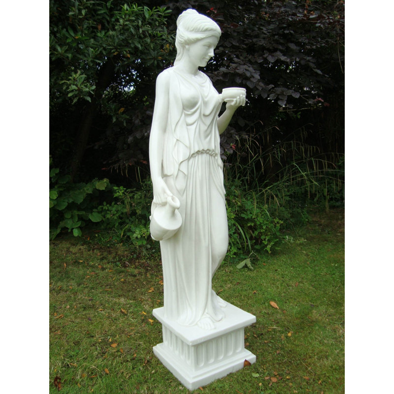 Weather Resistant UV Resistant Plastic Garden Statue, 61cm H x 19cm W x 15cm D