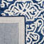 Tapis damassé en laine Anjalika-2079215442