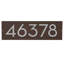 Plaque d’adresse murale sur 1 ligne flottante-41299680-41299946-41303794