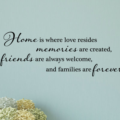 Text & Numbers Wall Decal