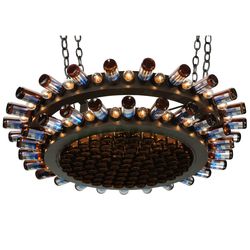 Rustic Lodge 48 - Light Chandelier