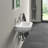 Duravit 1930 Series Ceramic 20" Wall Mount Bathroom Sink with Overflow