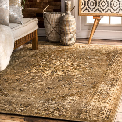 Tapis oriental naturel touffeté Deckland