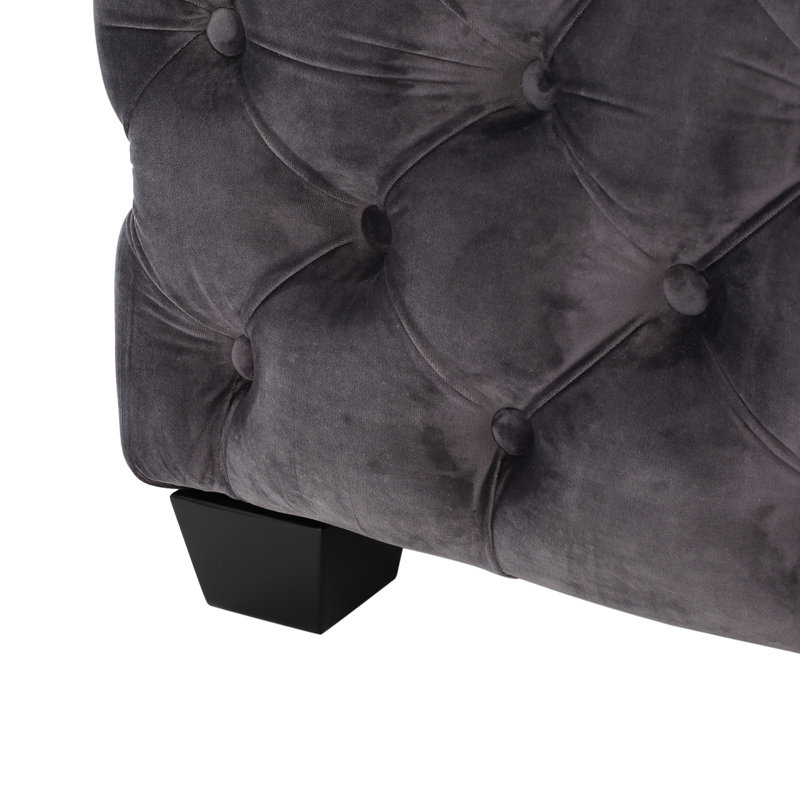 Banc repose-pieds, Gris
