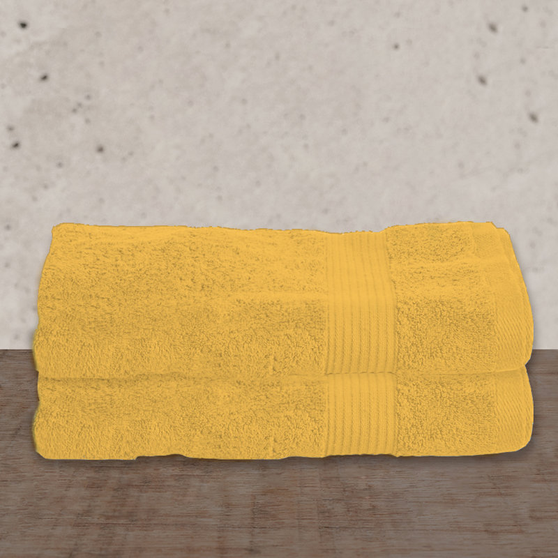 Ensemble de serviettes de bain 2 pièces Frisbee, Bouton d'or